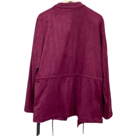 🌟SOLD🌟BlankNYC XL Women’s Faux Suede Jacket NWT - Picture 7 of 9
